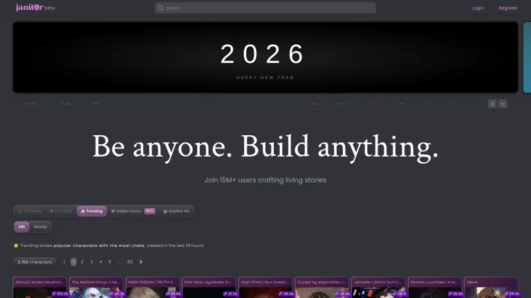 janitor-ai-main-page