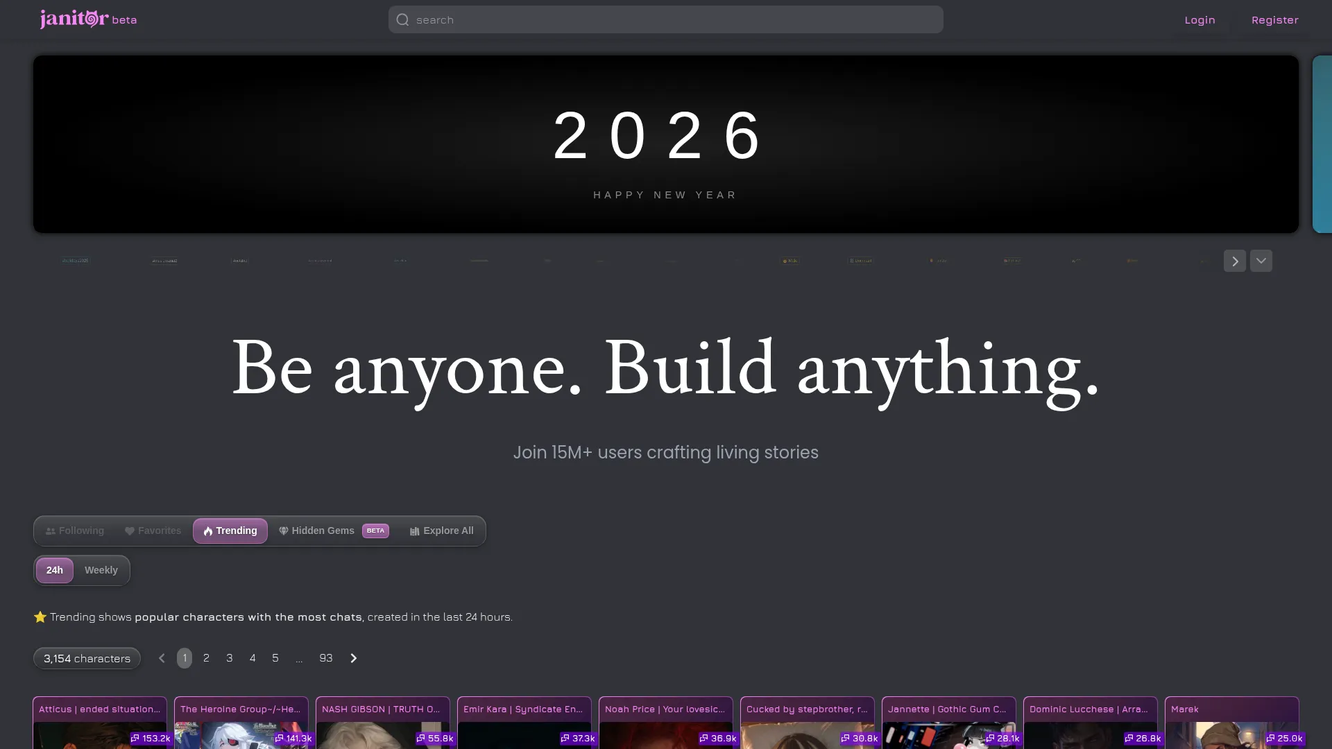 janitor-ai-main-page