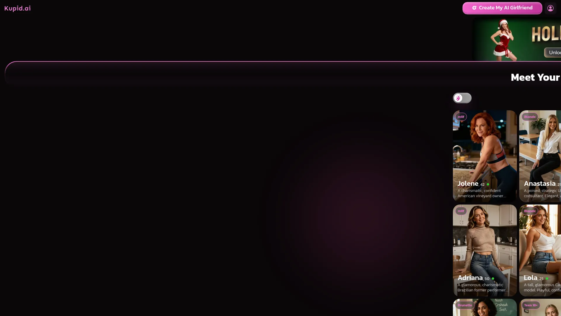 kupid-ai-main-page