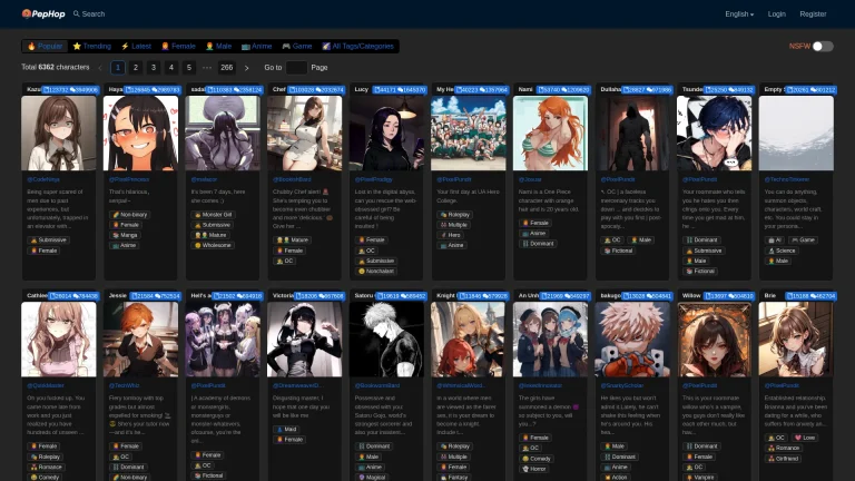 pephop-ai-main-page