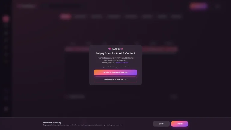 swipey-ai-main-page